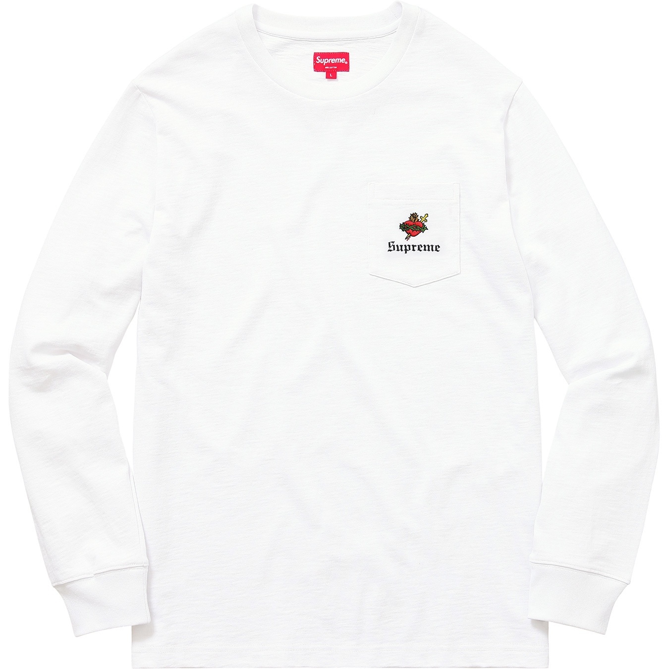 Sacred Heart L/S Pocket Tee view 4